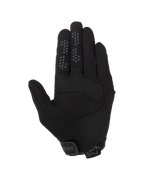 Alpinestars Chrome V2 Handschuhe, Urbane Motorradhandschuhe, Black Asphalt, Handflächenansicht mit Konstruktion aus synthetischem Wildleder, Silikon-Grip-Punkten an Zeige- und Mittelfinger und verstellbarem Klettverschluss am Bündchen.