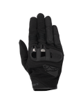 Alpinestars Chrome V2 Handschuhe, Motorradhandschuhe, Black Asphalt, mit weichem 3D-TPU-Knöchelschutz, Belüftungseinsätzen aus Stretch-Mesh und Akkordeon-Fingereinsätzen, kurzes urbanes Design
