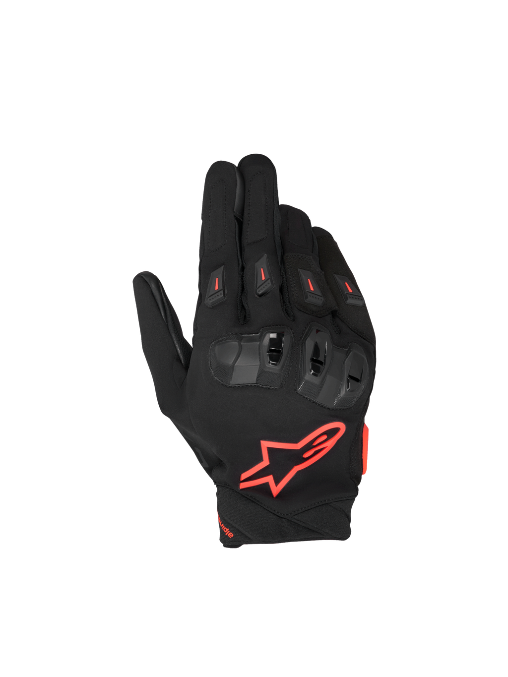Alpinestars SP X 3 Motorradhandschuhe, Schwarz und Rot, CE-zertifiziert, TPU-Knöchelschutz, für den Rennsport.