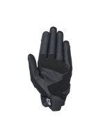 Alpinestars SP X 3 Handschuhe, Motorradrennhandschuhe, Schwarz, Handflächenansicht mit perforiertem Leder und Verstärkungen.