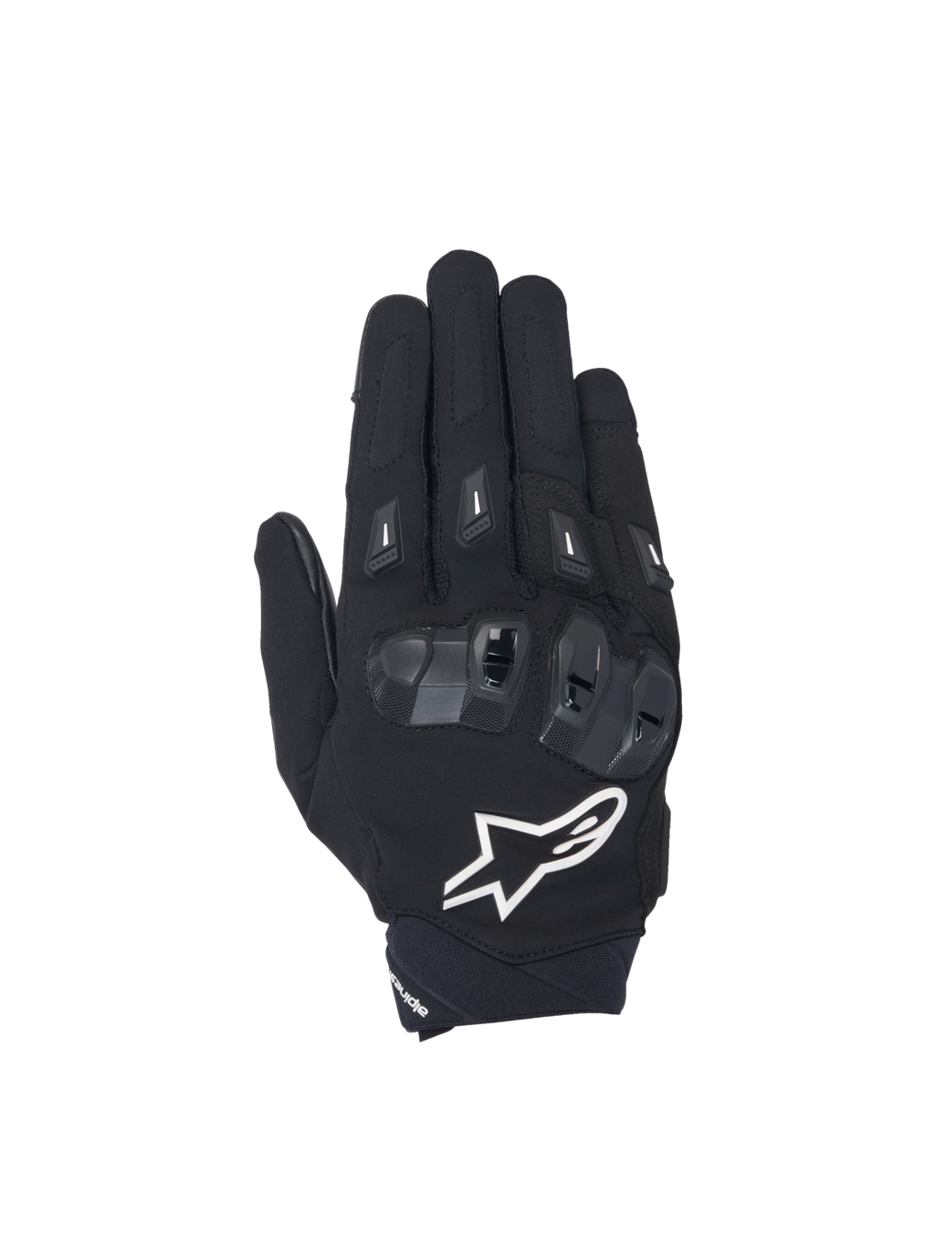 Alpinestars SP X 3 Handschuhe, Motorrad-Rennhandschuhe für Herren in Schwarz und Weiß, mit TPU-Knöchelschutz und atmungsaktivem 3D-Mesh-Gewebe für optimalen Schutz und Belüftung.