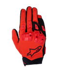 Alpinestars 2025 SP X 3 Handschuhe, Motorrad-Rennhandschuhe, Hellrot und Schwarz, mit TPU-Knöchelschutz mit doppelter Dichte und Fingerschleifern, Draufsicht mit Stretch-Mesh-Konstruktion und schwarzem Stern-Logo
