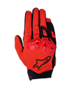 Alpinestars 2025 SP X 3 Handschuhe, Motorrad-Rennhandschuhe, Hellrot und Schwarz, mit TPU-Knöchelschutz mit doppelter Dichte und Fingerschleifern, Draufsicht mit Stretch-Mesh-Konstruktion und schwarzem Stern-Logo