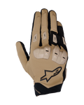 Alpinestars SP X 3 Handschuhe, Motorrad-Rennhandschuhe, Dunkles Khaki-Sand und Schwarz, mit TPU-Knöchelschutz mit doppelter Dichte, verstärkter Fingerpolsterung, dehnbarem Gewebematerial für Atmungsaktivität und integriertem Branding.