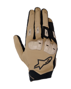 Alpinestars SP X 3 Handschuhe, Motorrad-Rennhandschuhe, Dunkles Khaki-Sand und Schwarz, mit TPU-Knöchelschutz mit doppelter Dichte, verstärkter Fingerpolsterung, dehnbarem Gewebematerial für Atmungsaktivität und integriertem Branding.