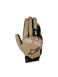 Alpinestars SP X 3 Handschuhe, Motorradhandschuhe für Herren in Braun und Schwarz, mit TPU-Knöchelschutz und Belüftung.