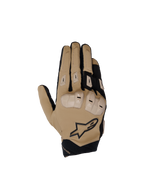 Alpinestars SP X 3 Handschuhe, Motorradhandschuhe für Herren in Braun und Schwarz, mit TPU-Knöchelschutz und Belüftung.