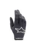 Alpinestars 2025 Radar Handschuhe, leichte Motocross-Handschuhe für Herren, Schwarz und Weiß, Stretch-Textilrücken mit Alpinestars-Logo, Offroad-Ausrüstung.