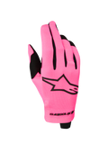 Alpinestars Radar Handschuhe 2027, leichte Motocross-Handschuhe in Pink Fluo und Schwarz mit Stretch-Textiloberhand.
