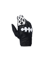 Alpinestars Celer V3 Handschuhe, Motorradhandschuhe, Schwarz und Weiß, Ziegenleder mit robustem PU-Knöchelschutz