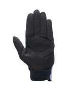 Alpinestars Stated Air Gloves, Palm View, Stonewash Blue Black, black synthetic suede palm with reinforcements, ribbed wrist closure, streamlined design for urban summer motorcycle riding
