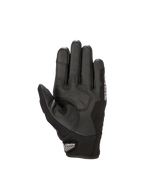 Alpinestars SMX-1 Air V2 Handschuhe, Motorradhandschuhe für urbane Fahrten, Handflächenansicht, Schwarz und Weiß, hochwertiges Leder mit verstärkter Grifffläche und Mesh-Einsätzen, CE-zertifiziert