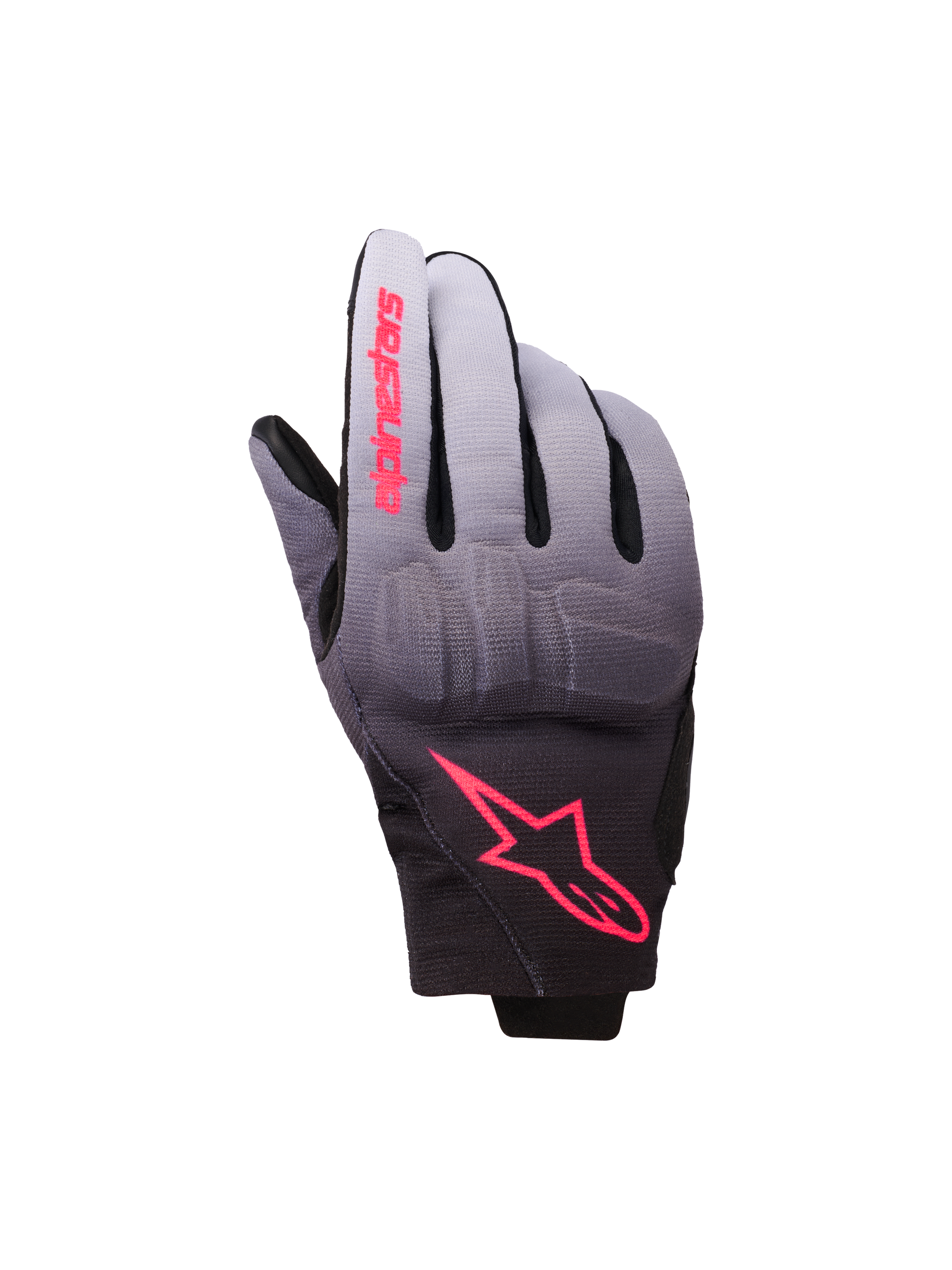 motorrad handschuhe damen L / Gray Black Pink Fluo