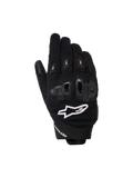 Alpinestars Stella SP X 3 Handschuhe, Damen-Motorradhandschuhe, Schwarz mit weißem Logo, mit strukturiertem Mesh-Gewebe und TPU-Knöchelschutz, sportlich inspirierte Performance-Straßenausrüstung