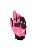 Alpinestars Stella SP X 3 Handschuhe, Damen-Sport-Motorradhandschuhe, Diva Pink und Schwarz, mit schwarzem TPU-Knöchelschutz, weißem Logo-Detail und Textilkonstruktion mit kurzer Manschette