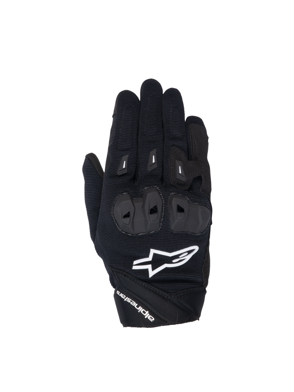 Alpinestars Stella SP X 1 Damen-Motorradhandschuhe, Schwarz und Weiß, mit TPR-Knöchelschutz und robuster Textilkonstruktion
