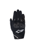 Alpinestars Stella SP X 1 Damen-Motorradhandschuhe, Schwarz und Weiß, mit TPR-Knöchelschutz und robuster Textilkonstruktion