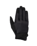 Alpinestars Stated Air Damen-Handschuhe, Motorradhandschuhe, Schwarz, belüfteter Mesh-Handrücken, ergonomischer Handgelenkverschluss mit geprägtem Logo, verstärkte Fingerspitzen, stromlinienförmiges urbanes Design