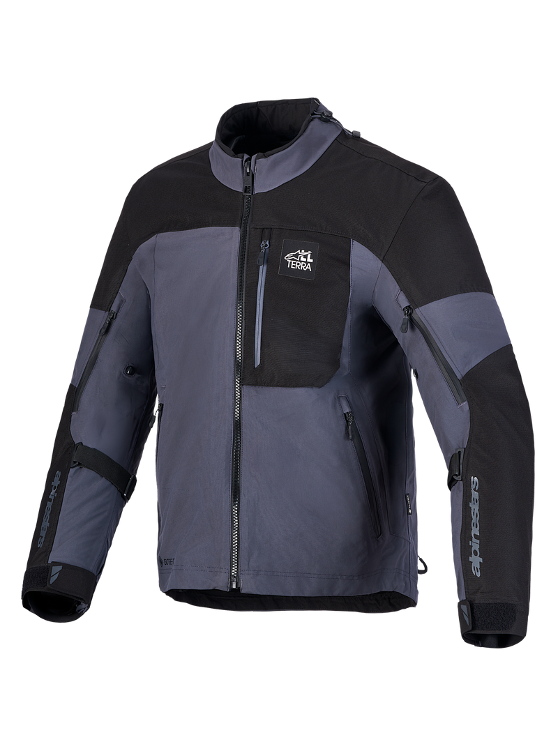 Alpinestars Arenis Gore-Tex Jacket, Adventure Motorcycle Textile Jacket, Black and Deep Gray, Waterproof GORE-TEX 2L Laminated Construction, CE Certified