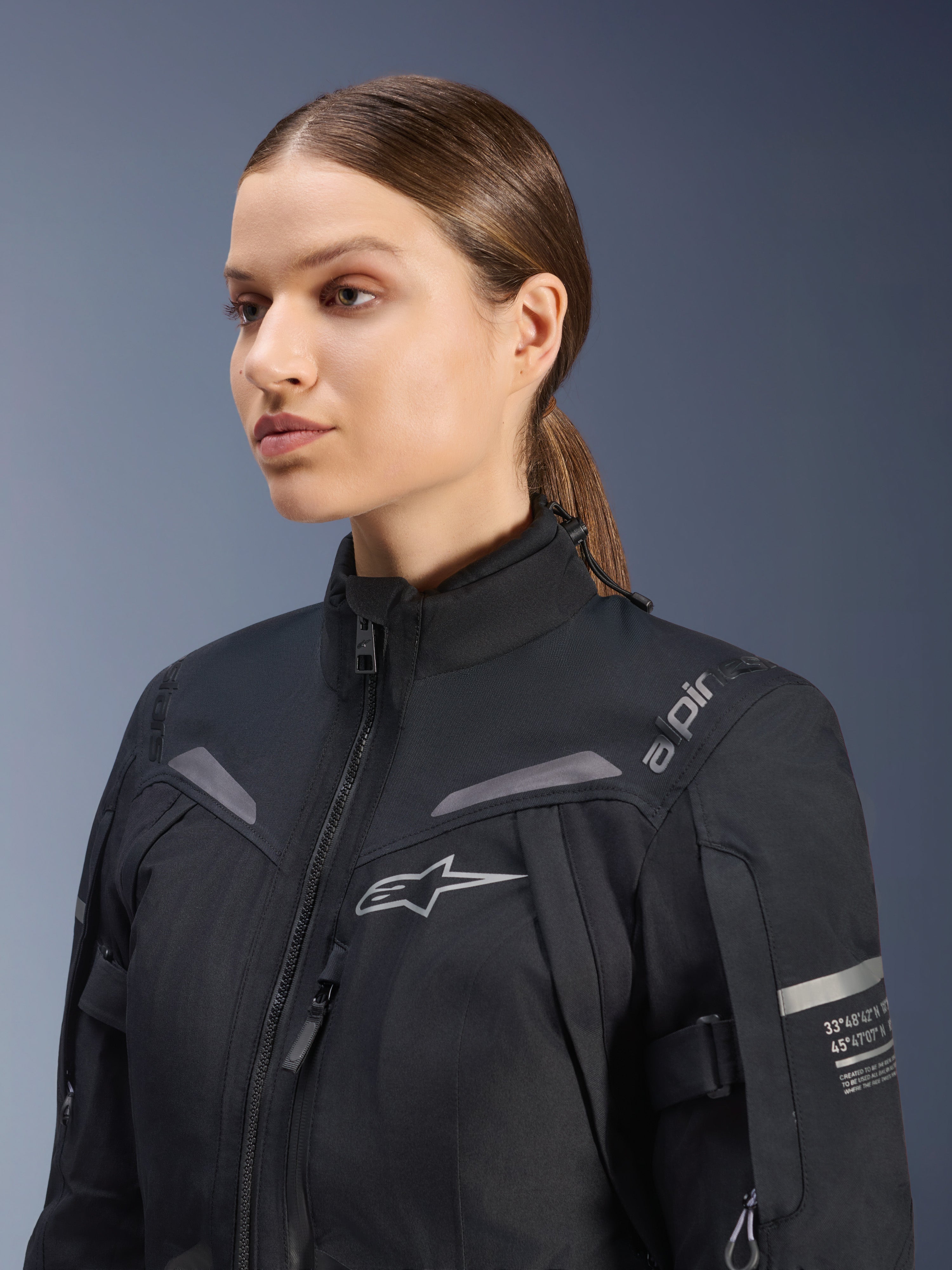 Stella ST-7 2L GORE-TEX - Black Motorcycle Jacket | Alpinestars®