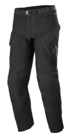 Alpinestars ST-7 2L GORE-TEX Hose, Adventure-Tourenhose, Schwarz und Dunkelgrau, mit großen Cargotaschen, magnetischem Taillen-Schnallenverschluss, verstärkten Kniepartien und technischer Textilkonstruktion für Allwetterschutz