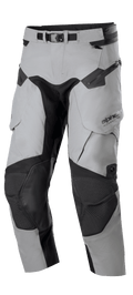 Alpinestars Boulder 3L GORE-TEX Hose - Kurze Länge, Adventure-Touring-Motorradhose, Dunkelgrau und Schwarz, mit verstärkten Knieeinsätzen, verstellbarem Taillengürtel mit Schnalle, wasserdichten Reißverschlüssen und ergonomischen Taschen, strapazierfähige Konstruktion für extreme Wetterbedingungen