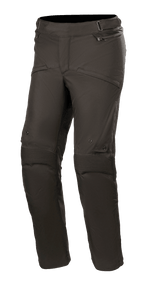 Alpinestars Stella Road Pro GORE-TEX Pants, Women's Motorcycle Touring Pants, Black, Waterproof and Breathable Textile, Articulated Knees with Reinforced Ribbed Fabric, Zippered Hip Pockets, and Adjustable Waist Straps