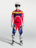 Alpinestars Supertech Dyna Ausrüstungsset und Hose für Herren, Motocross-Ausrüstung in Rot und Navy-Blau, Pro-Rider-Passform.