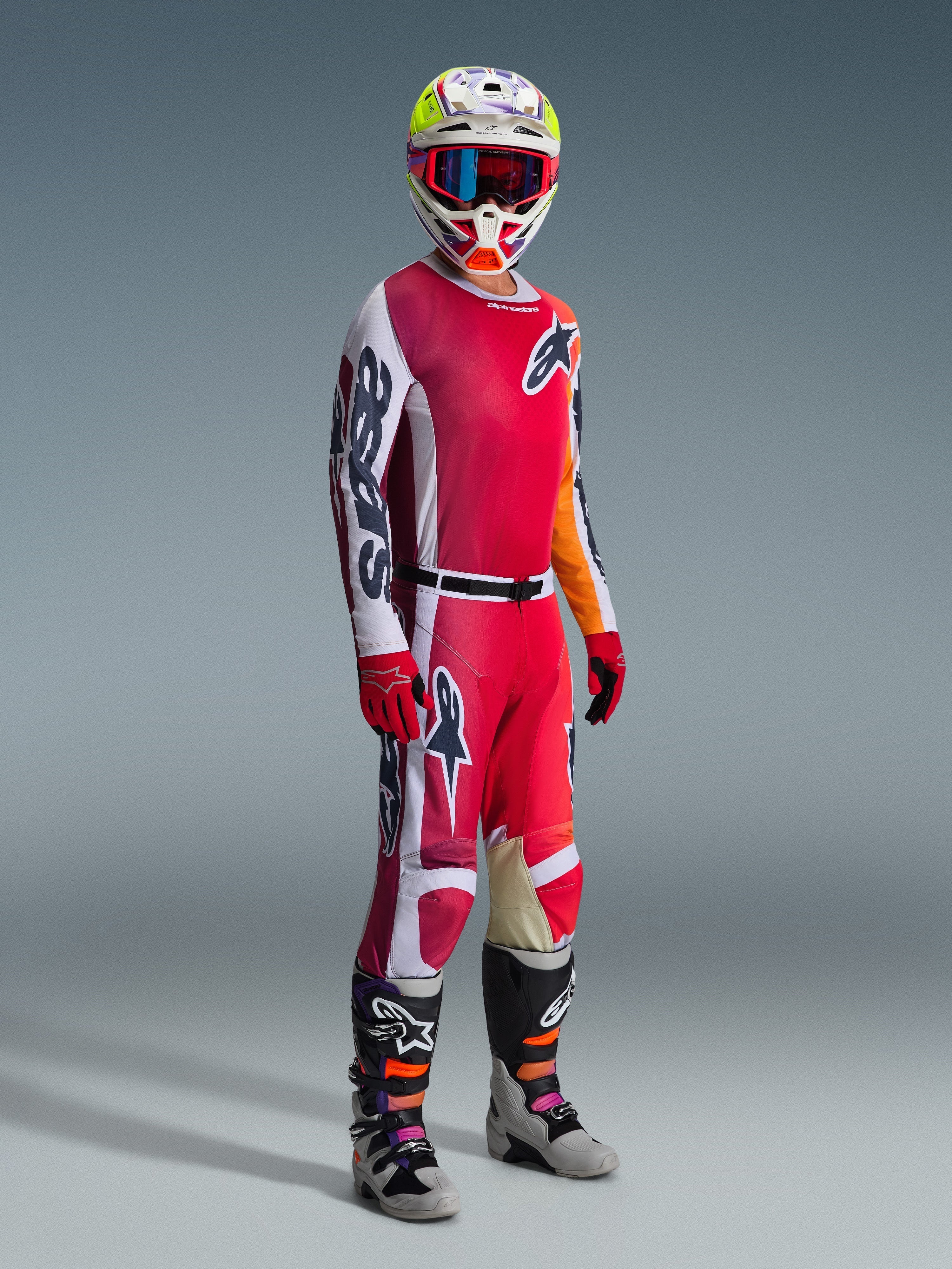2026 Racer Portl - Red MX Pants | Alpinestars®