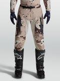 Alpinestars Racer Lone Hose, Motocross-Hose für Herren, Wüsten-Camo und Schwarz, mit verstärkten Leder-Innenknien.