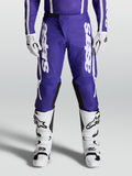 Alpinestars Fluid Apex V2 Hose 2027, Herren-Motocross-Hose, Dunkelblau und Weiß, am Modell für Offroad-Performance.