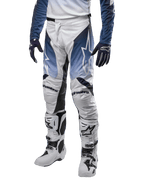 Alpinestars 2024 Racer Hoen Hose, Motocross-Hose, Weiß, Dunkelblau und Hellblau, ergonomische Passform, strapazierfähige Offroad-Bekleidung, sportliches Design