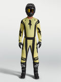 Alpinestars Techstar Atrox Hose und Techstar Atrox Gear Set, gelb-schwarzes Motocross-Outfit für Herren mit Trikot.