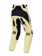 Alpinestars Techstar Atrox Motocross-Hose, Gelb und Schwarz, Rückansicht mit verstärktem Sitzbereich und Stretch-Ripstop.