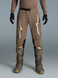 Alpinestars Supertech Air Gold Hose Limited Edition, Herren Motocross-Hose in Braun und Gold mit belüftetem Ripstop-Gewebe.