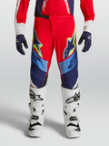 Alpinestars Jugend Supertech Dyna Hose, Motocross-Rennsport-Hose, Rot und Marineblau, athletische Passform mit Stretch-Ripstop.