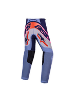Alpinestars Jugend Supertech Dyna Hosen, Motocross-Rennhose in Lila und Pink Fluo, 600D-Sitzverstärkung, für junge MX-Fahrer.