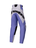 Alpinestars 2025 Youth Racer Veil Hose, Motocross-Hose, Lila, Weiß und Schwarz, großes schwarzes Alpinestars-Branding am Gesäß, sportliches Design mit verstärkten Paneelen, strapazierfähiges Material für den Offroad-Rennsport