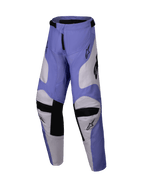 Alpinestars 2025 Youth Racer Veil Hose, Motocross-Hose, Lila und Weiß mit Schwarz, mit Knie-Innenpaneelen aus Ziegenleder und ergonomisch vorgeformtem Design, strapazierfähige Offroad-Ausrüstung für Jugendliche