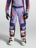 Alpinestars Fluid Hunt Jugend-Hose, Motocross Offroad-Hose für Kinder, Lila und Pink Fluo, sportliche Passform aus Textil.