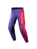 Alpinestars Stella Fluid Kepler Damen-Motocrosshose, Lila und Rot mit Farbverlauf, Offroad-Rennsport-Design, Astars-Branding