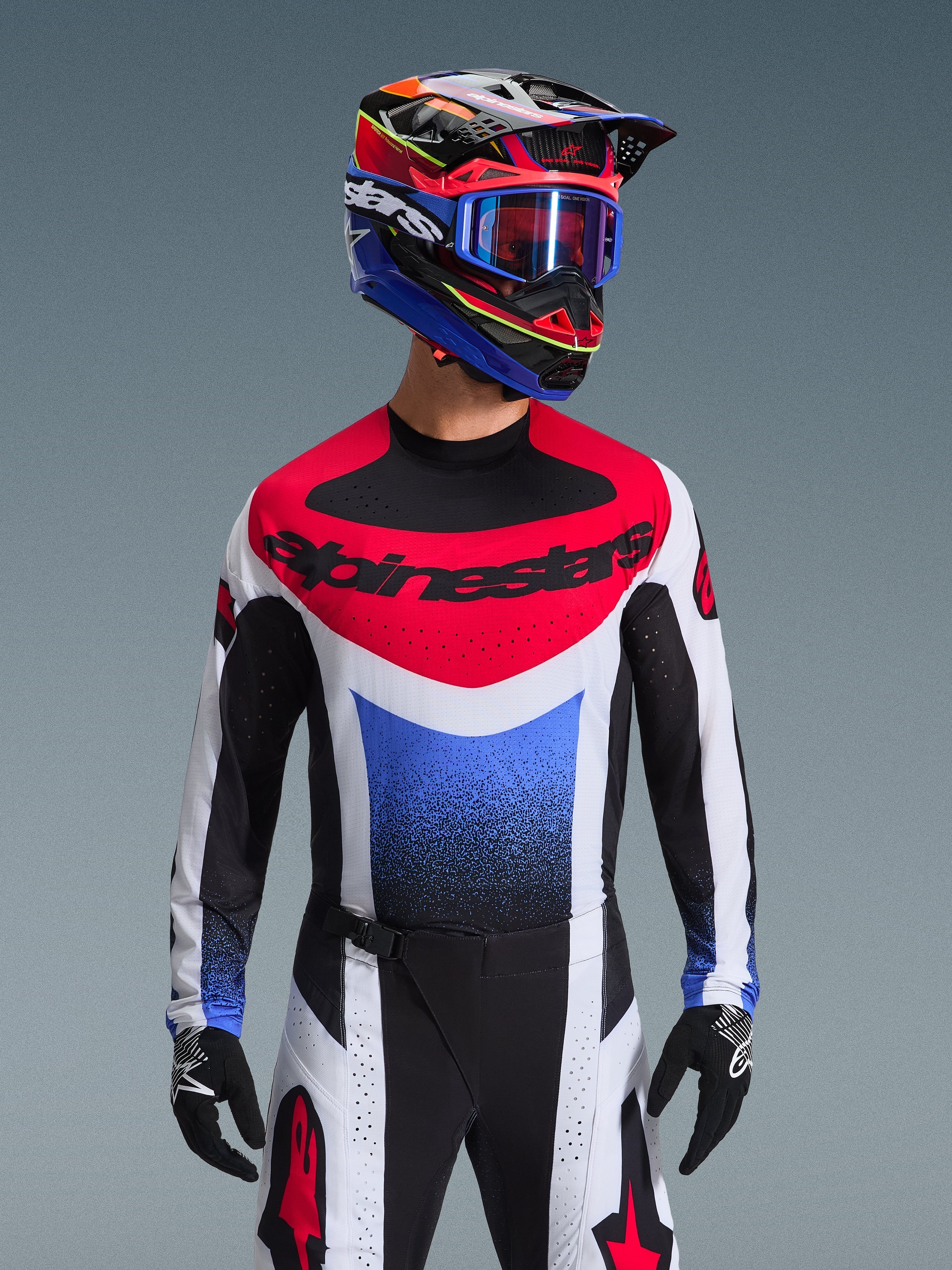 アニサキスッテ Techstar Knif - Black MX Jersey | Alpinestars®
