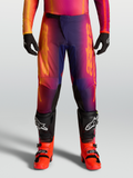 Alpinestars Fluid Kepler Hose 2027, Herren-Motocross-Hose mit Lila-Orange-Farbverlauf und ergonomischem Sport-Fit-Design.