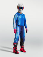 Alpinestars Fluid Kepler Trikot, atmungsaktives Herren-Motocross-Trikot in UCLA Blau und Hellblau, sportliche Passform.
