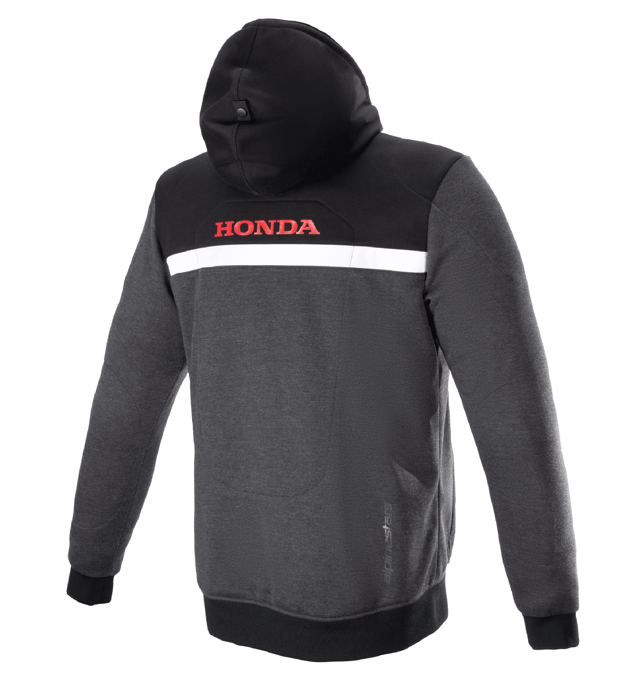 Honda Chrome Street Hoodie GRAY CONTEMPORARY Textile Jackets Alpinestars
