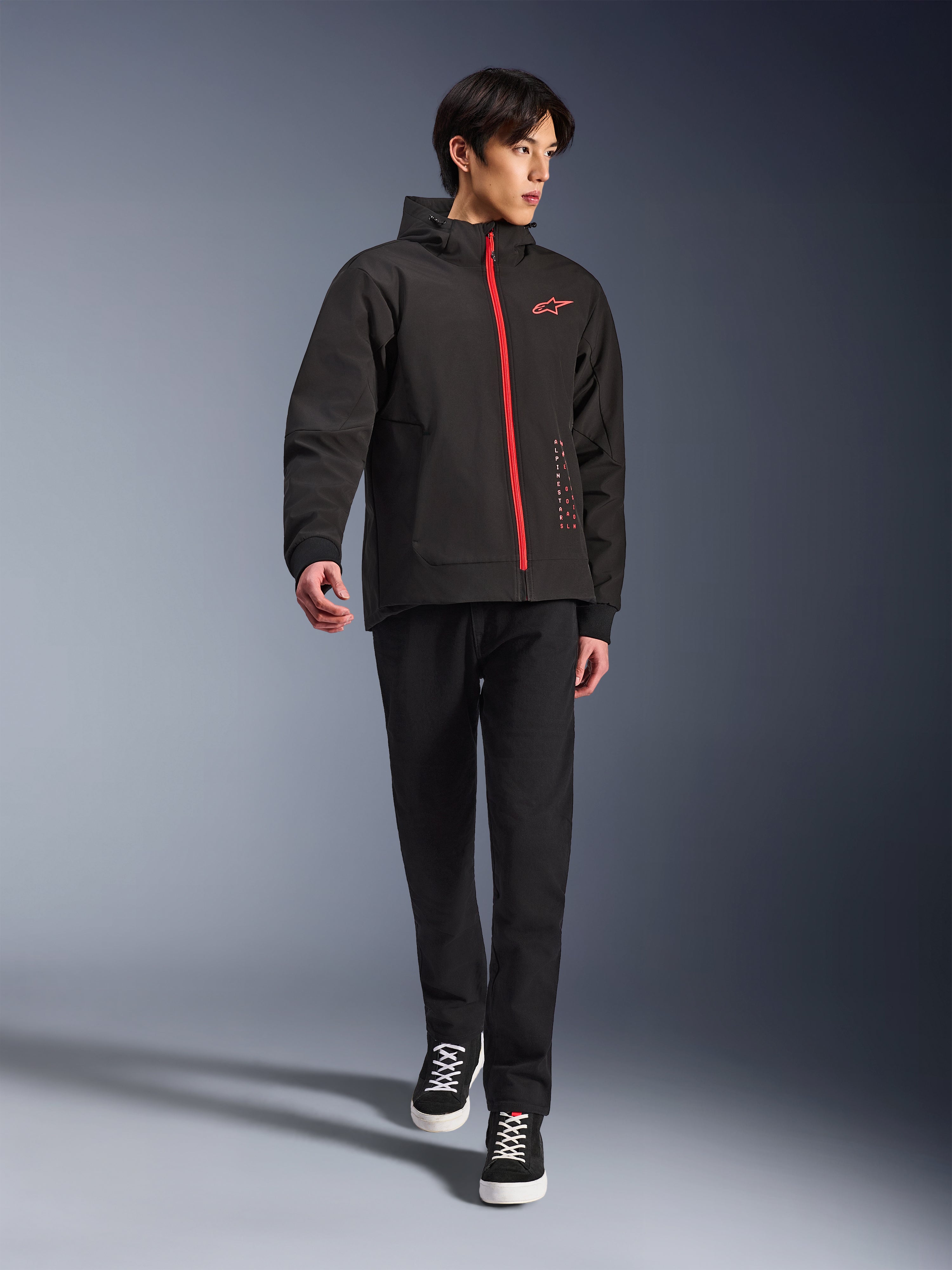 Radium Tech Hoodie - Red Motorcycle Jacket | Alpinestars®