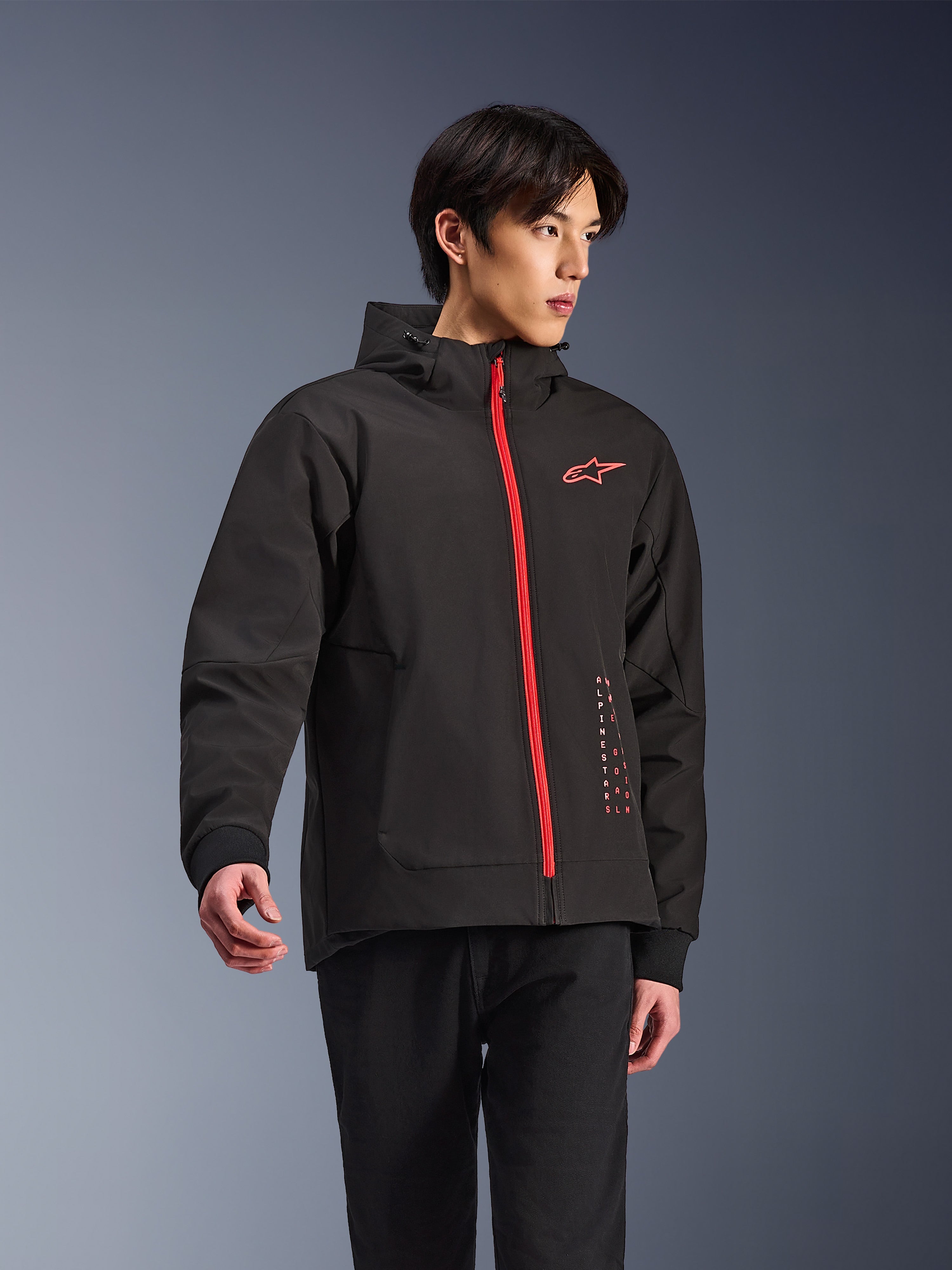 Radium Tech Hoodie - Red Motorcycle Jacket | Alpinestars®