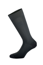 Alpinestars ZX V4 Socks, Black Auto Racing Socks, seamless technical construction, calf-length with ribbed compression zones and reinforced heel and toe, fire-retardant aramidic material for motorsport