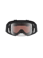Alpinestars Supertech Schutzbrille Cloak, Motocross-Rennsport, Schwarz und Silber, mit verspiegelter Polycarbonatscheibe.
