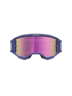Alpinestars Vision 5 Schutzbrille Drag, lila Motocross-Schutzbrille, pinkfarbene Spiegelscheibe, RAM-AIR-Belüftung, Offroad